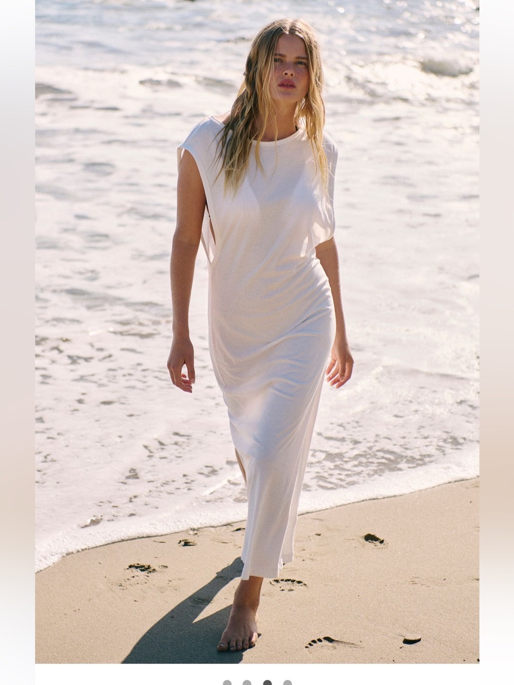 Free People Drift Street Cotton Jersey Maxi Dress